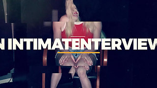 GLORYHOLE SECRETS - Eager Nikki Knightly Gulps Cum Loads Naked