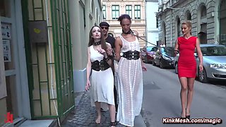 European slaves public disgraced