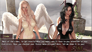 Angels and Demons with Big Breasts