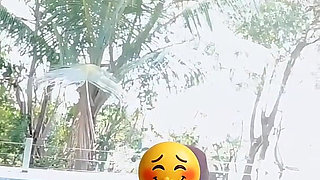 Hijab Nude in Swimming Pool
