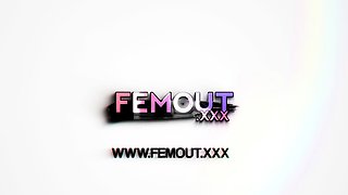 FEMOUT XXX Trans Solo Pantyhose Masturbation
