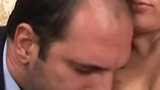 Busty Amateur MILF Fucked Doggy Style and Cumshot in Mouth by a Grosos Cock