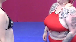 Bambi and Gigi Wrestle