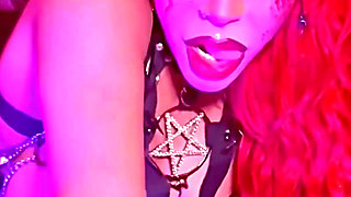 Busty Vampire Drains Your Cock with JOI