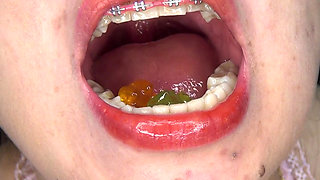 Swallowing Large Gummy Bears, Putting Them in the Vagina