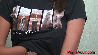 Emili Sexy Blonde Natural Tits Have Fun Alone