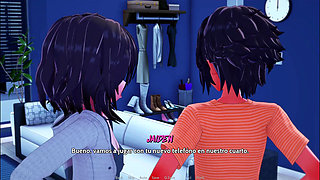 THEY PLAY WITH HIS PENIS UNTIL IT MAKES HIM CUM (UNEXPECTED ENDING)