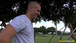 Reality Kings - Sexy Ally Berry & Sean Inspect a Lowrider Bike Before Moving Into the Park for a Quick Fuck