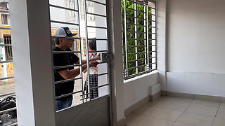 I Run Away From College and Go to My Boyfriend's House to Have Hard Sex and End up Cumming in My Innocent Face