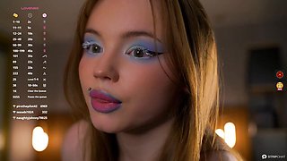 Brunette Teen ASMR Lingerie Strip