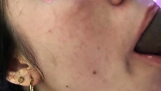 I Put All His Cock in My Mouth and Make All the Milk Come Out to Swallow!