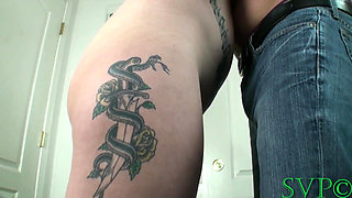Beautiful Ex Marine Makes Her First Porn Video