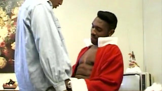 Cadinot.fr - Black guy with big cock fucks young gay man