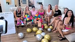Big Titty Blonde with Amazing Ass Has Group Sex Fun