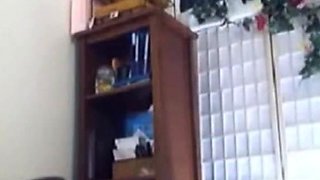 Ebony MILF Plays with Vibrator on Webcam