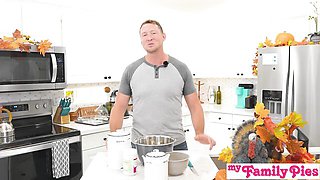 My Family Pies featuring Pierce Paris and Harley Love's deep throating movie