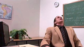 Tattooed dark-haired with all-natural boobies in a