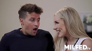 Busty MILF Step Mom Seduces Stepson With Big Cock For Hot Taboo Sex