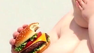 Intense Feeding Session - SSBBW Humiliates and Fattens Thin Girl