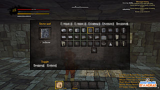 EP7: Building the Stone House Kitchen, Bed & Bath in Wicked Island (Gameplay)