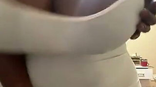 Black BBW Stripteasing