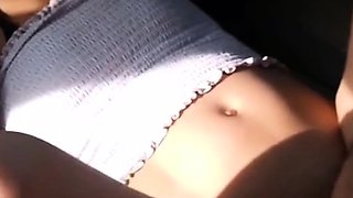 Car Creampie Session with Two Sexy Hookers